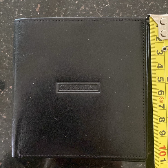 Vintage Christian Dior Black Slim Men’s Leather Wallet - Picture 11 of 11